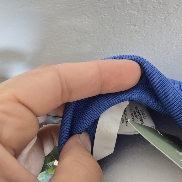 H&M Blue Polo Dress with Button Detail - Picture 8 of 9